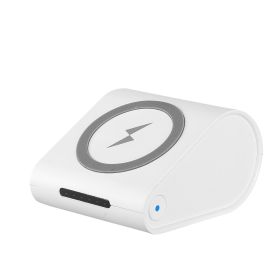 1Pc 10400mAh Qi Wireless Charging Power Bank  For IOS Phone XS MAX XR Galaxy S10 S9 Note 9 (Color: White)